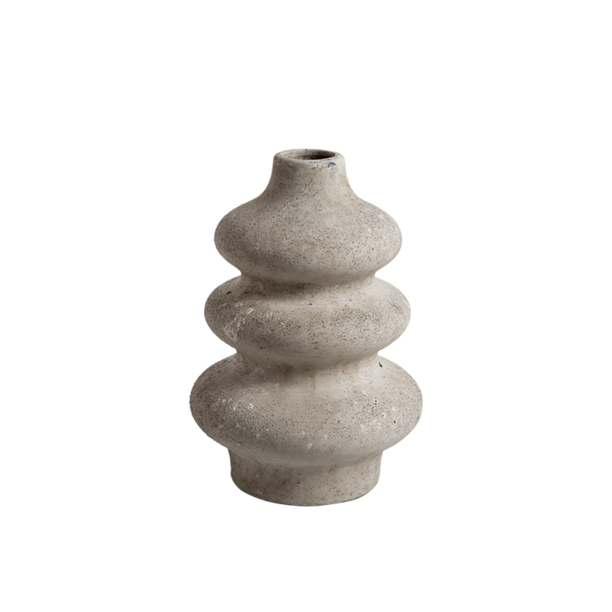 Three-layer circle vase